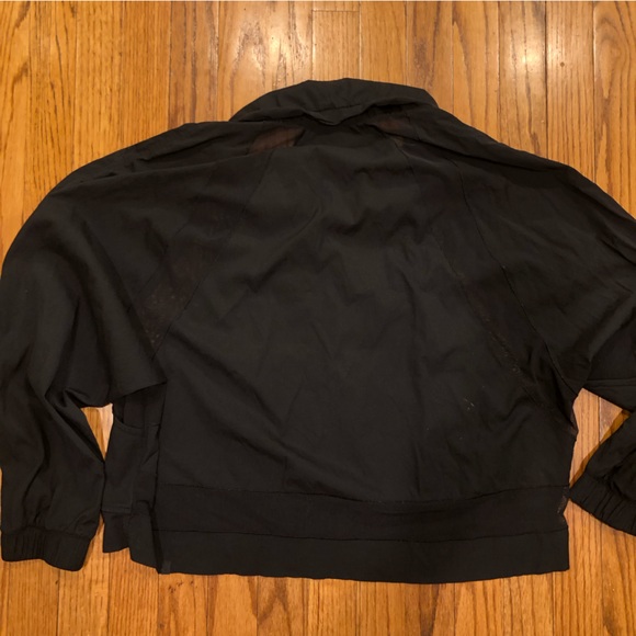 Lululemmon Athletica Black Windbreaker Lightweight Jacket - Picture 5 of 7